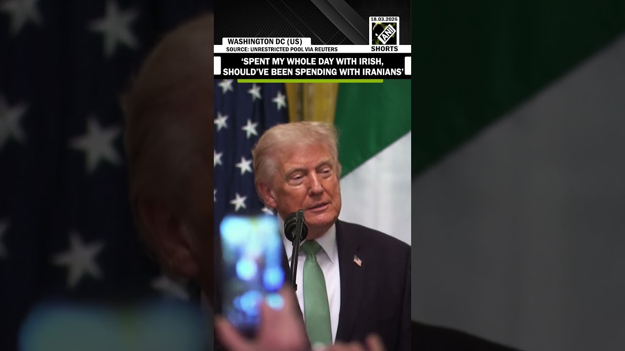 Trump jokes about &lsquo;spending a whole day with the Irish&rsquo; while &lsquo;should&rsquo;ve been spent with Iranians&rsquo;