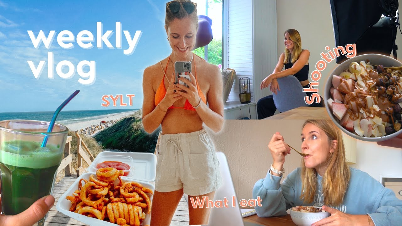 WEEKLY VLOG #3 | Brand Shooting 📷, what I eat 🍽, Sylt 🌊☀️