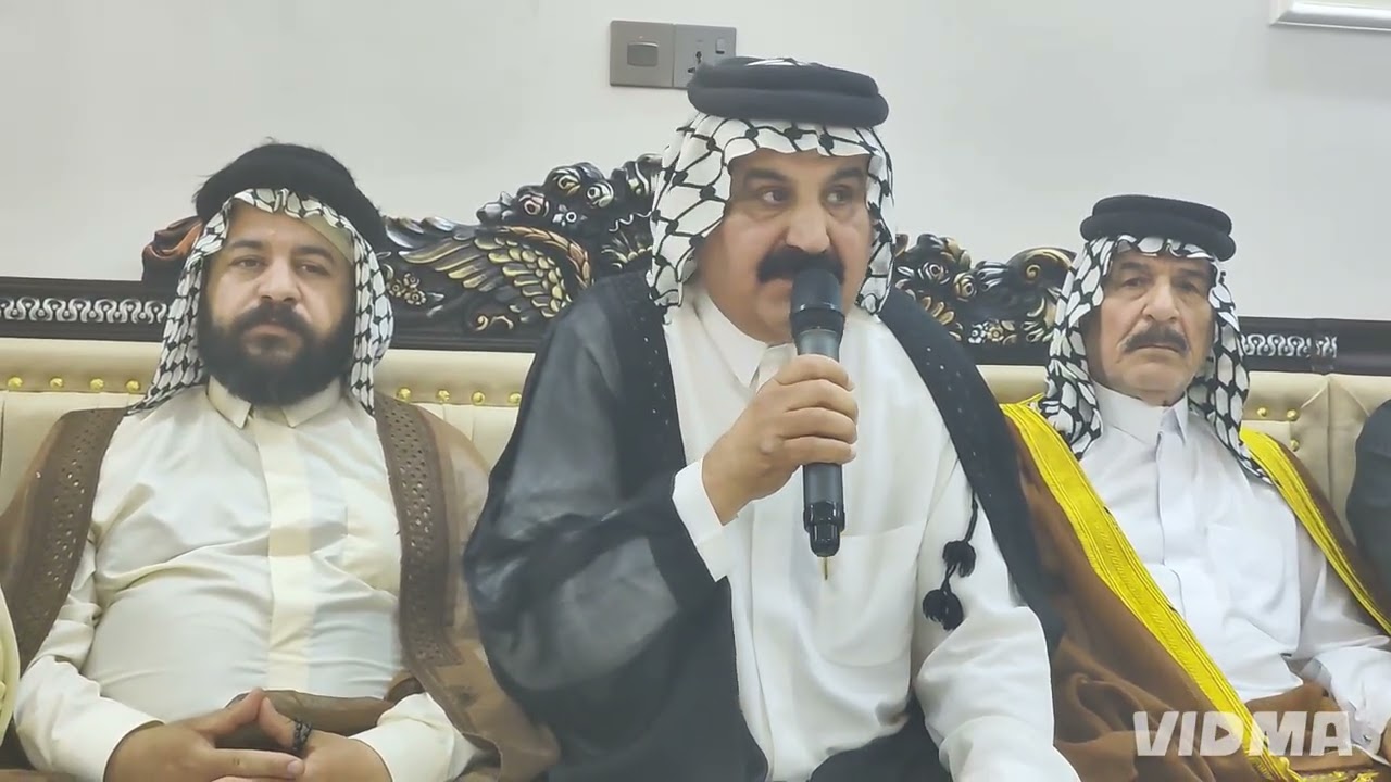 المتحدث الشيخ صالح المنهل التميمي في تحويلة قبيلة شمر على قبيلة ربيعه