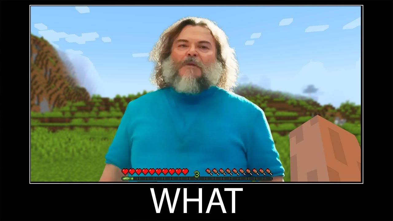 Minecraft wait what meme part 392 realistic Steve Minecraft Movie