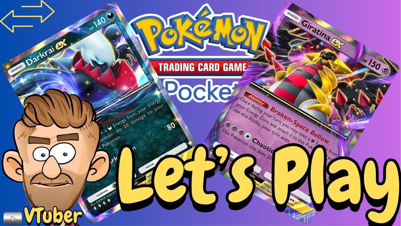 Let’s Play Darkrai ex Featuring Giratina ex!  Horizontal Screen Format.