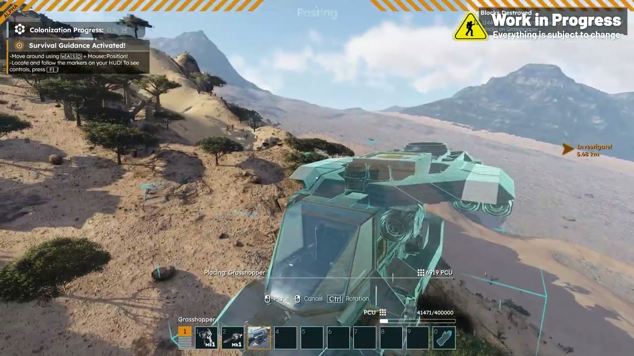 Space Engineers 2: Testing Tree Physics