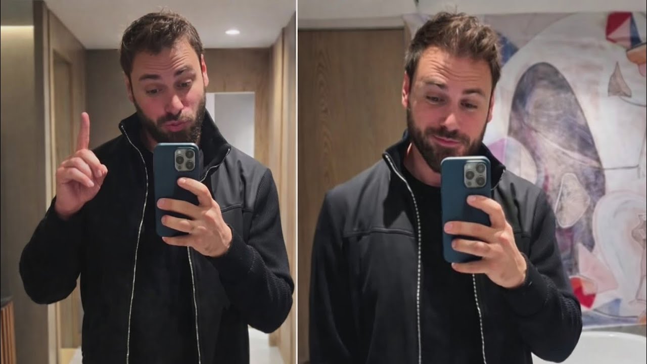 Stjepan Hauser’s Late Night Mirror Moment in Sofia – A Charming and Personal Look Behind the Scenes”
