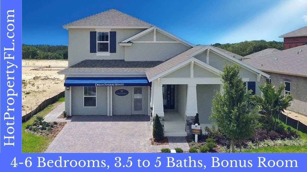 New Model Home Tour | Clermont / Orlando | Anna Maria w/ Bonus | Dream Finders / Hartwood Landing
