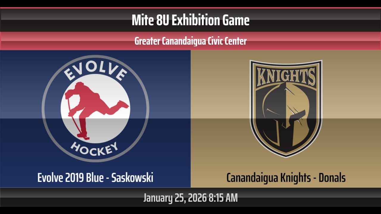 Evolve 2019 Pre-Mite Select Blue - Saskowski vs. Canandaigua Knights - Donals | 8U Mites