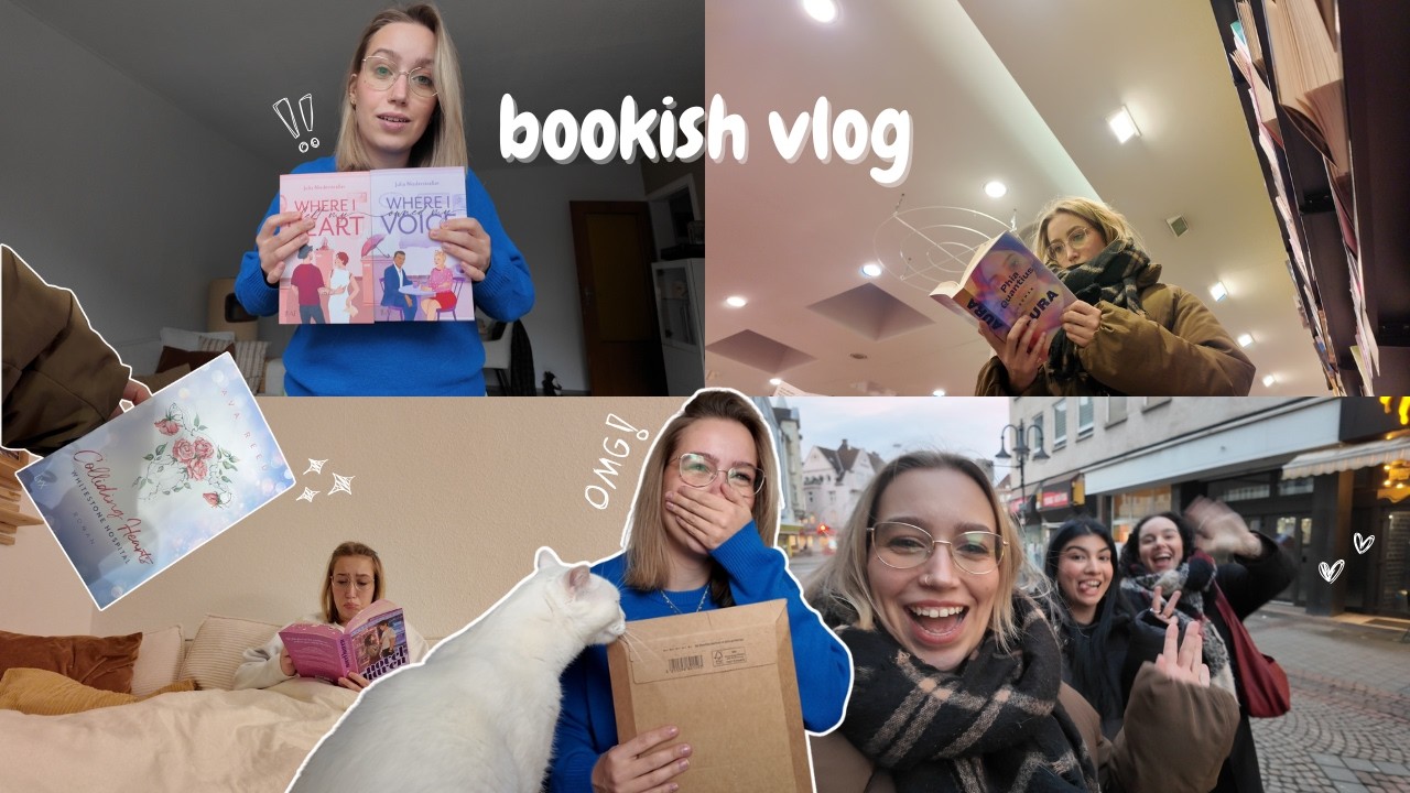 bookish vlog #1 | neuerscheinungen, bücher beenden, leseroutine, ...