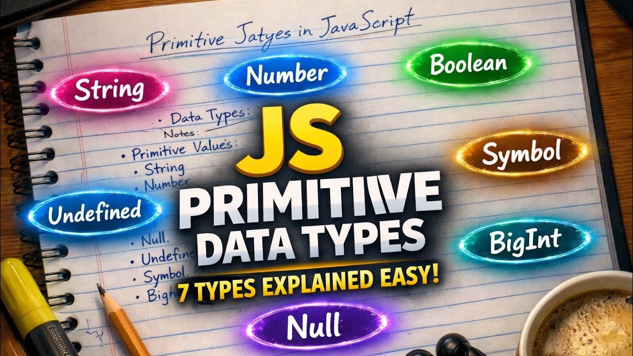 Data types in javascript |primitive data types| string| number|number|undefined #datatypesinjava 