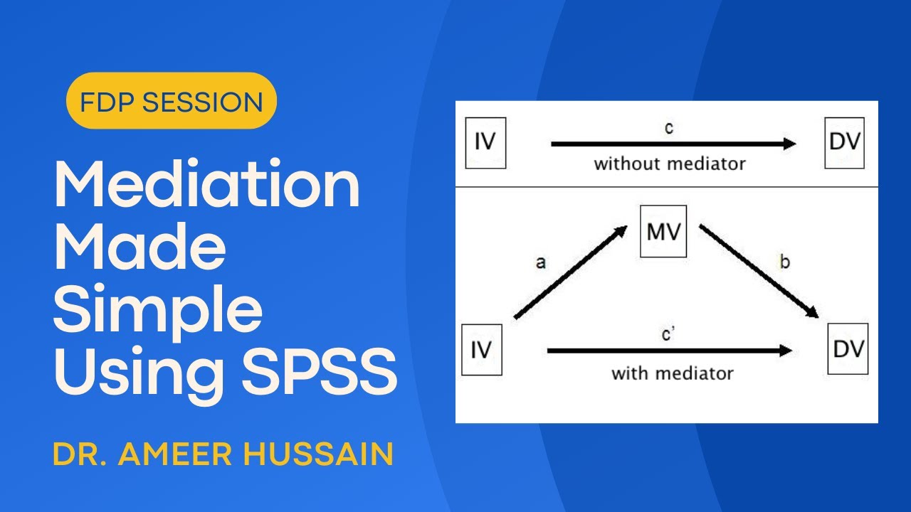 Mediation Analysis using SPSS (Without Process Macros)