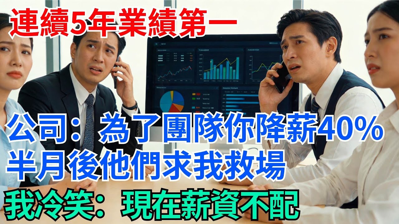 連續5年業績第一，公司：為了團隊和諧你降薪40%，半月後他們求我救場，我冷笑：現在薪資不配【奇趣天下】#職場逆襲#職場智慧#爽文職場#工作日常#完結爽文