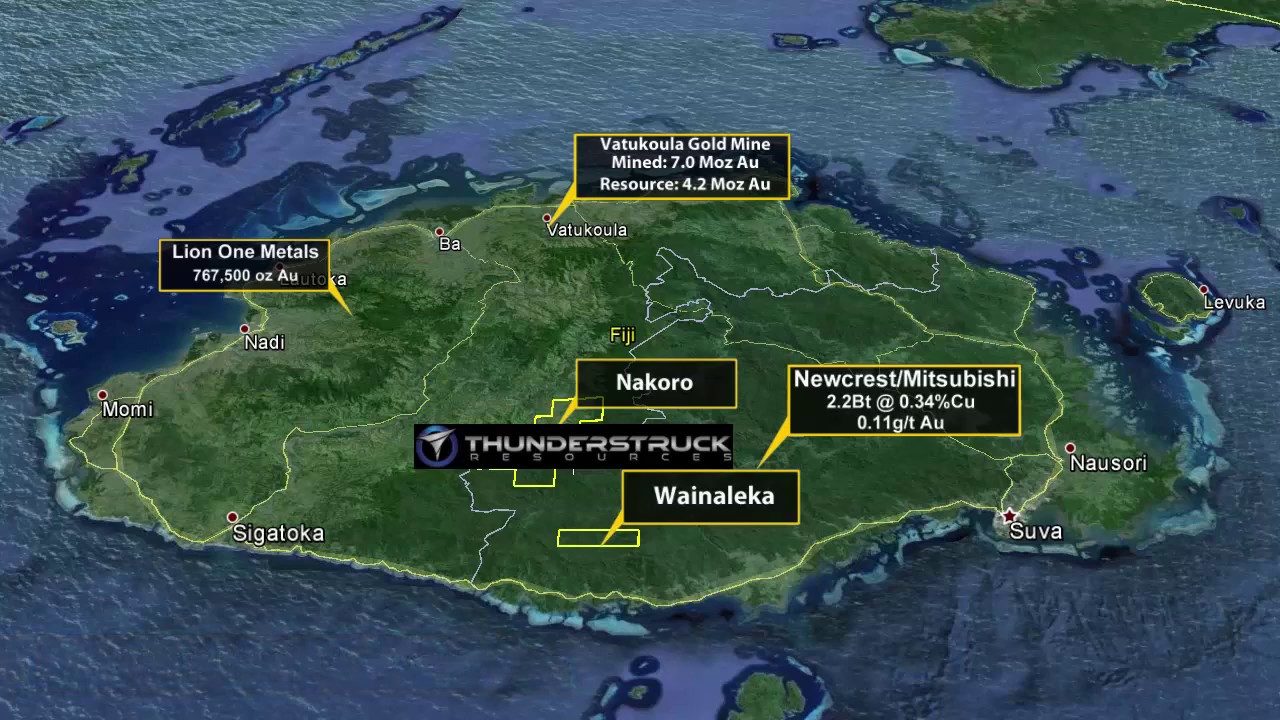 Thunderstruck Resources - Fiji Zinc Copper Silver Gold Project