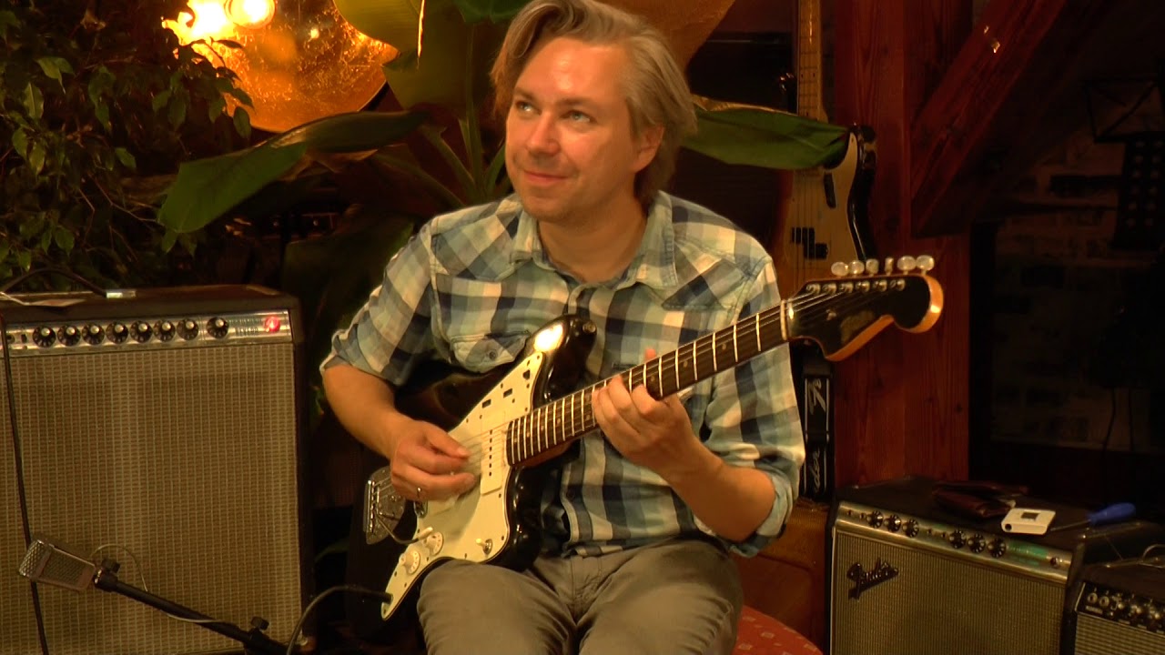Fender Jazzmaster in black from 1964 presented by Vintage Guitar Oldenburg and Tobias Hoffmann