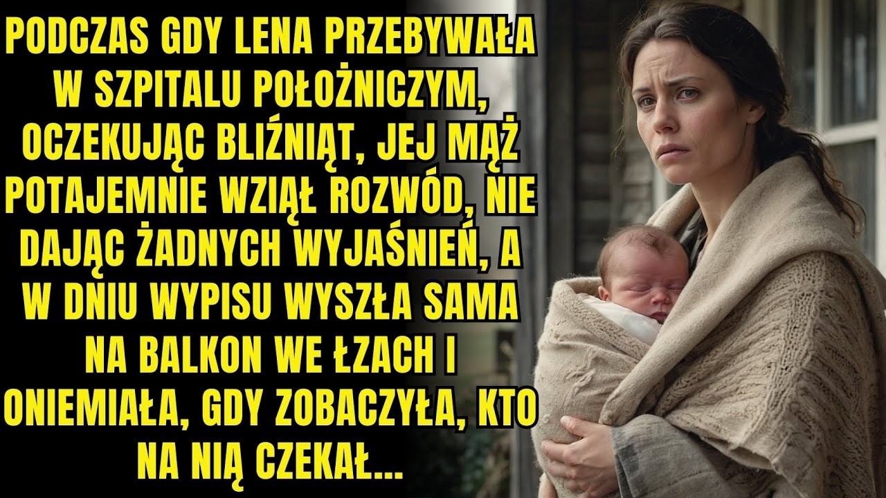 “Opuszczając szpital z bliźniętami, będąc bezużyteczną dla kogokolwiek, zamarła, gdy zobaczyła