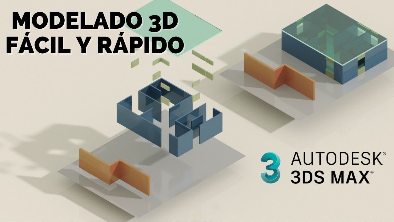 CURSO 3DSMAX- Aprende modelado 3D (Ejercicios de Extrude, Shell, Line , Box,etc)