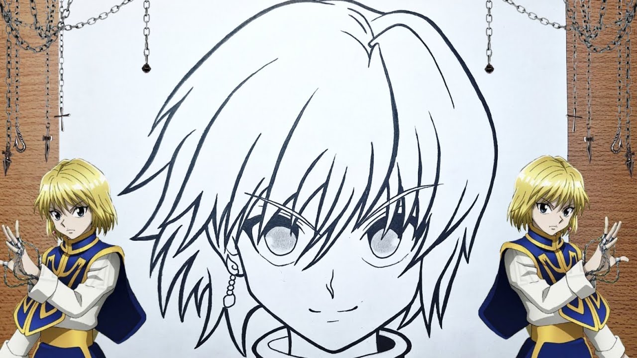 COMMENT DESSINER KURAPIKA - HUNTER X HUNTER ⛓️❤️🗡