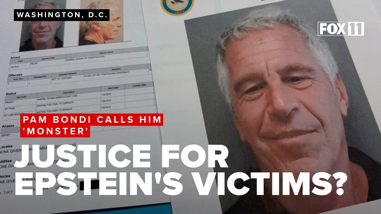 Attorney General Pam Bondi apologizes directly to Jeffrey Epstein victims, calls him a 'monster'