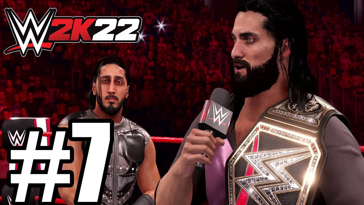 WWE 2K22 My Rise Gameplay Walkthrough Part 7 - WWE Champion