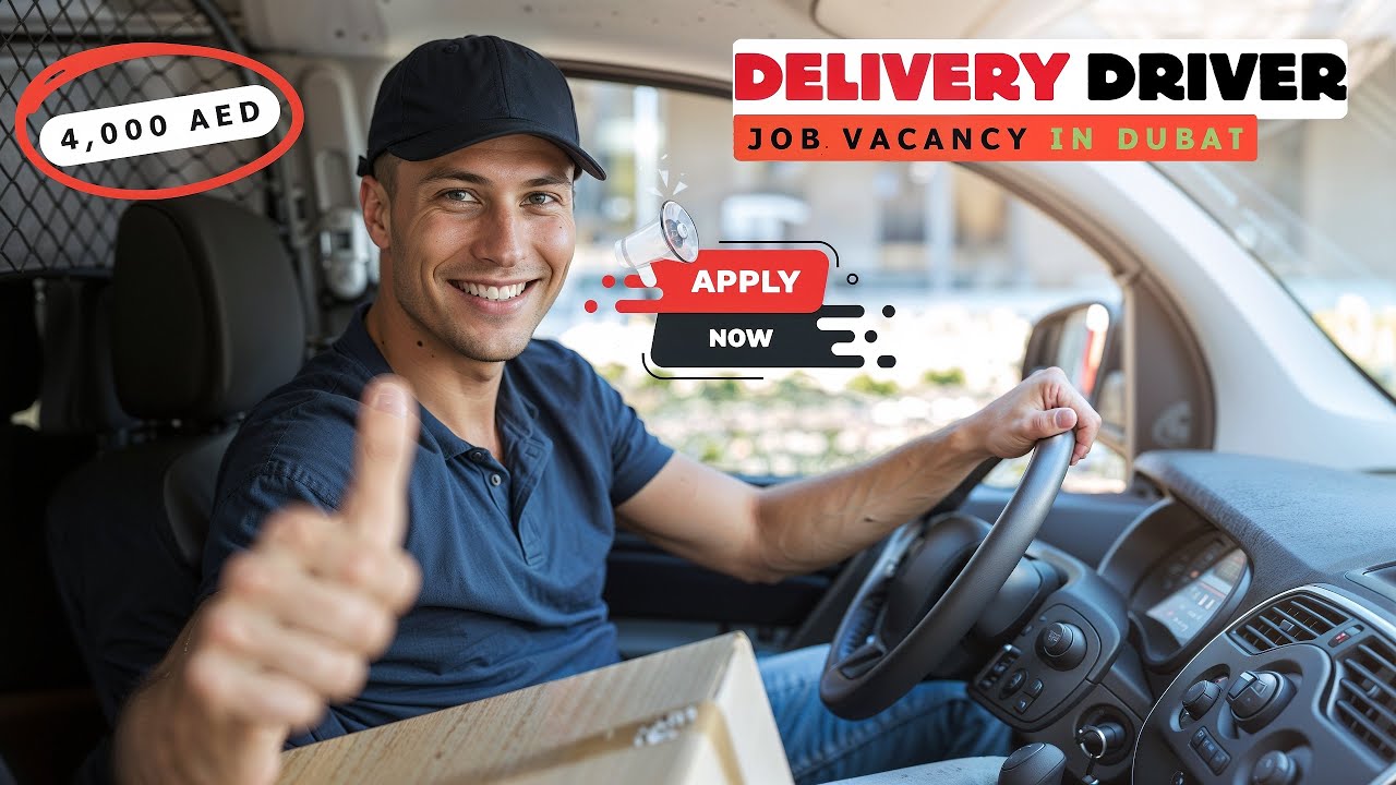 Delivery Driver Jobs in Dubai 2025 || Van Driver Job Vacancy in Dubai
