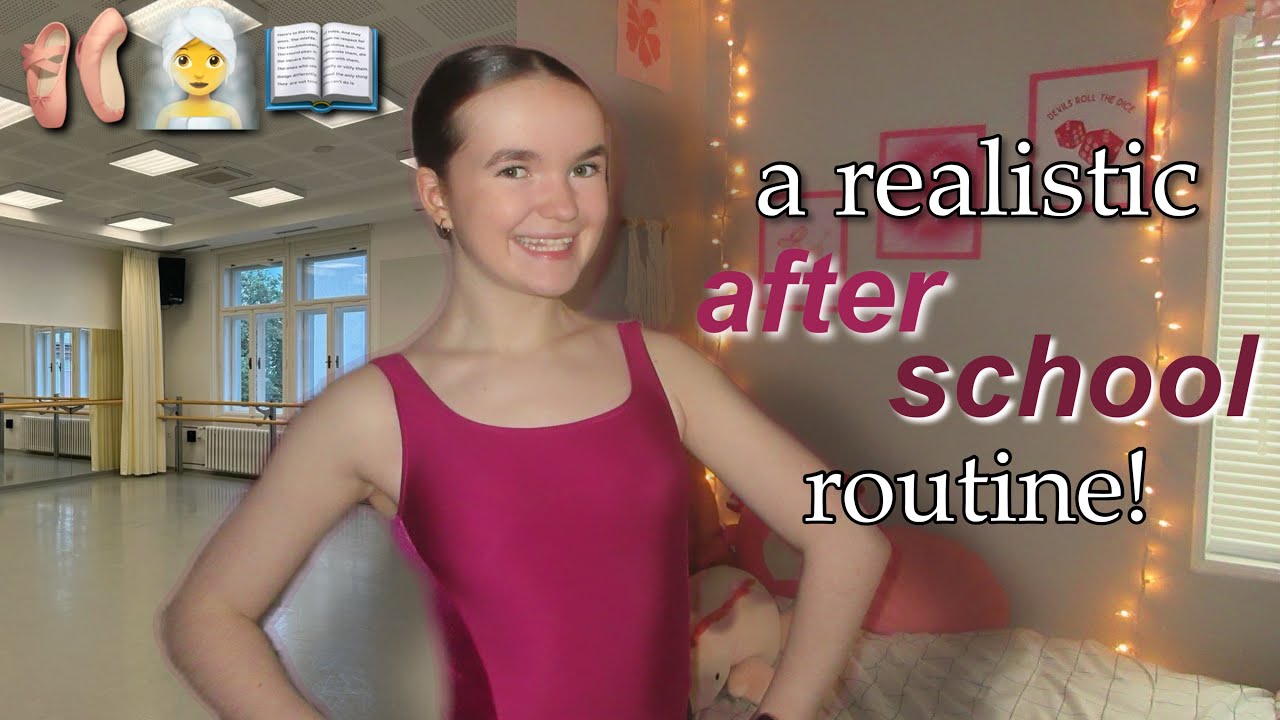 A Realistic After School Routine! 📖🩰 | Dance, TikTok, Homework, Skincare, and more!