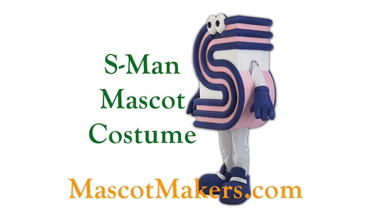S Letter Mascot Costume is created by the Mascot Makers team for the Sneakersnstuff Ab, Sweden.