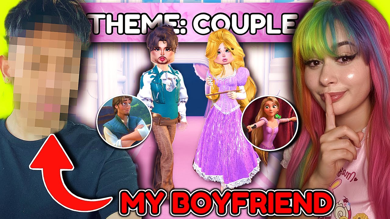 Doing ICONIC COUPLES Themes W/ My BOYFRIEND For VALENTINES.. 😍 | ROBLOX Dress to Impress