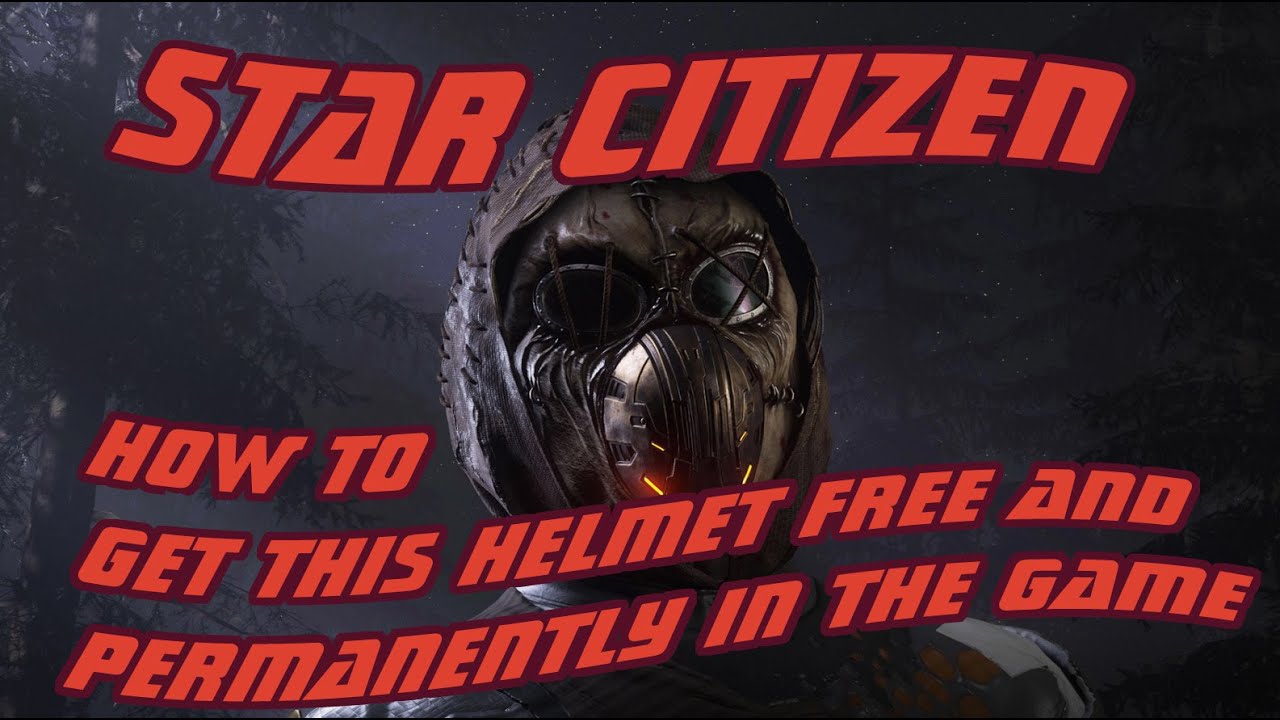 Star Citizen Halloween giveaways and contests, How to get this helmet in your hangar FOREVER!!