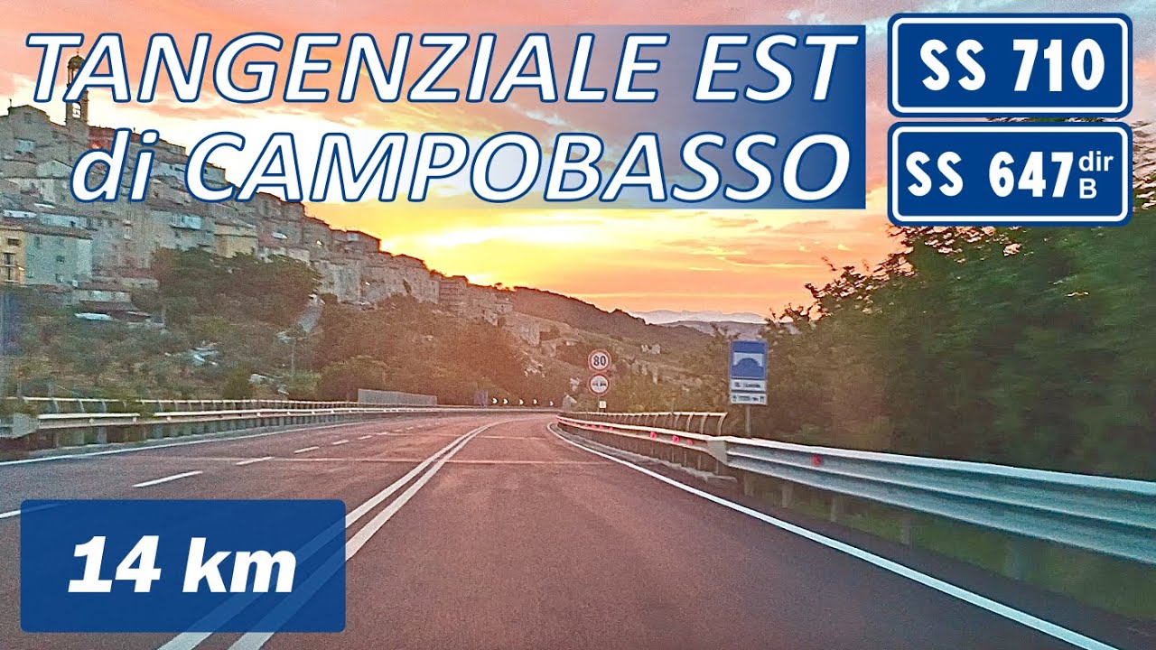 SS710 | Tangenziale est di CAMPOBASSO | SS647 dir B Fondo Valle del Biferno | feat. Stefano