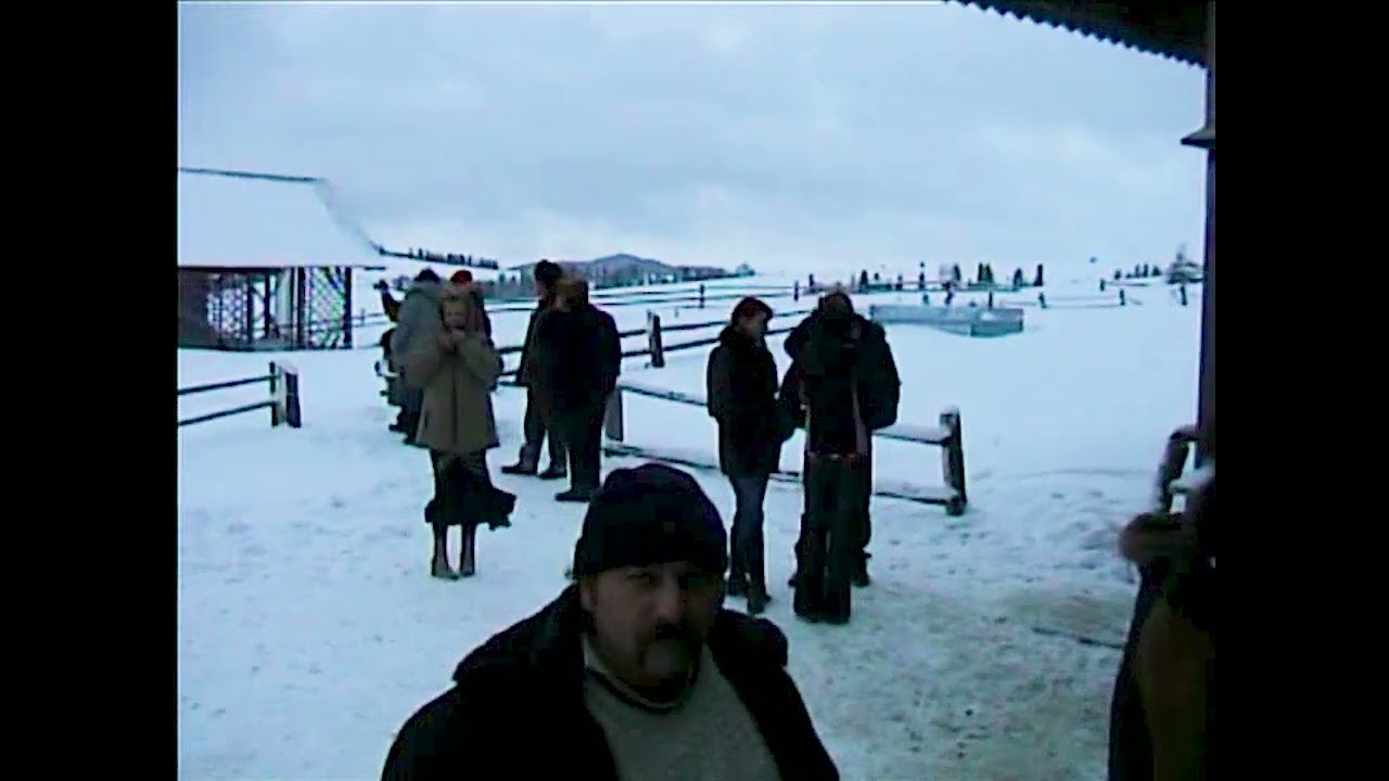 архівне відео 2006 р.,  бойківське весілля, зима сніги