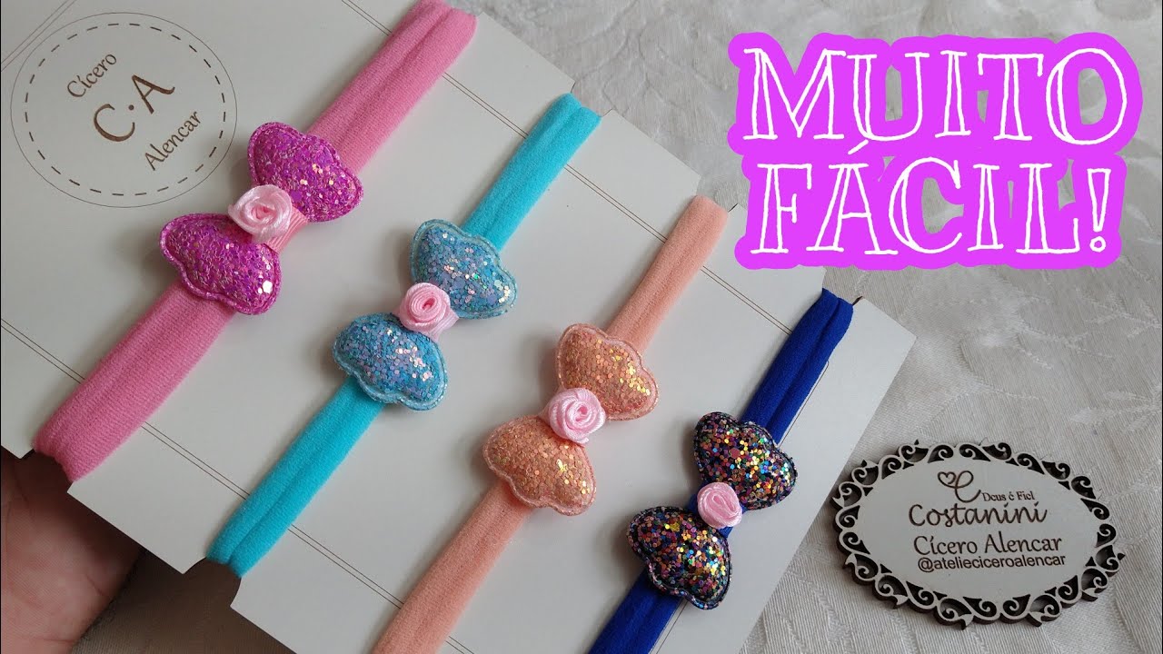 Faixa para BEB&Ecirc; (RN) f&aacute;cil, r&aacute;pida e econ&ocirc;mica | Headband | C&iacute;cero Alencar