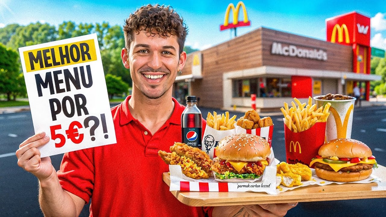 QUAL O MELHOR FASTFOOD COM APENAS 5&euro;!! 