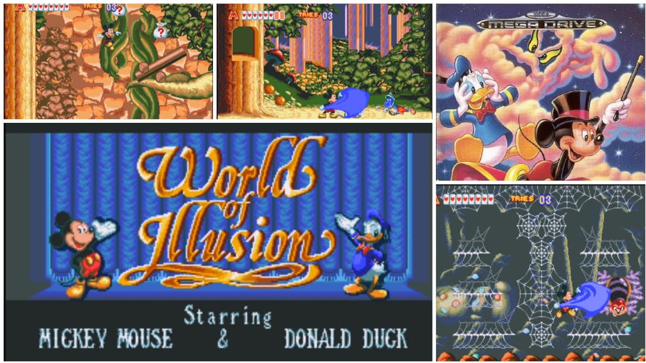 | WORLD OF ILLUSION STARRING MICKEY MOUSE & DONALD DUCK  |  GAMEPLAY | SEGA MEGA DRIVE |