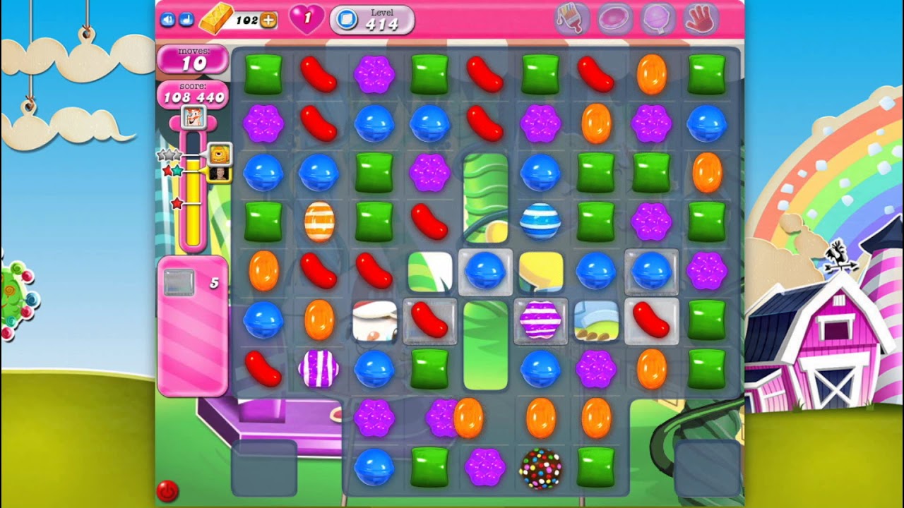 Candy Crush Saga - Level 414 - No boosters ☆☆☆