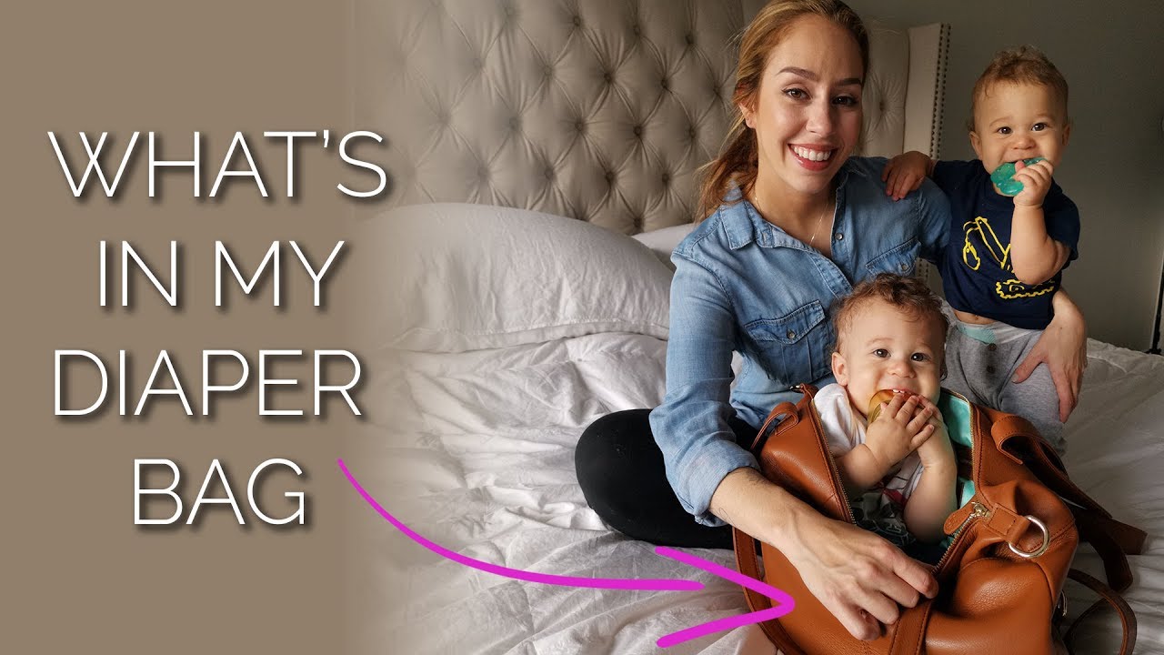 WHAT'S IN MY DIAPER BAG 2019 | TWIN EDITION || DANIELLE GIOIA