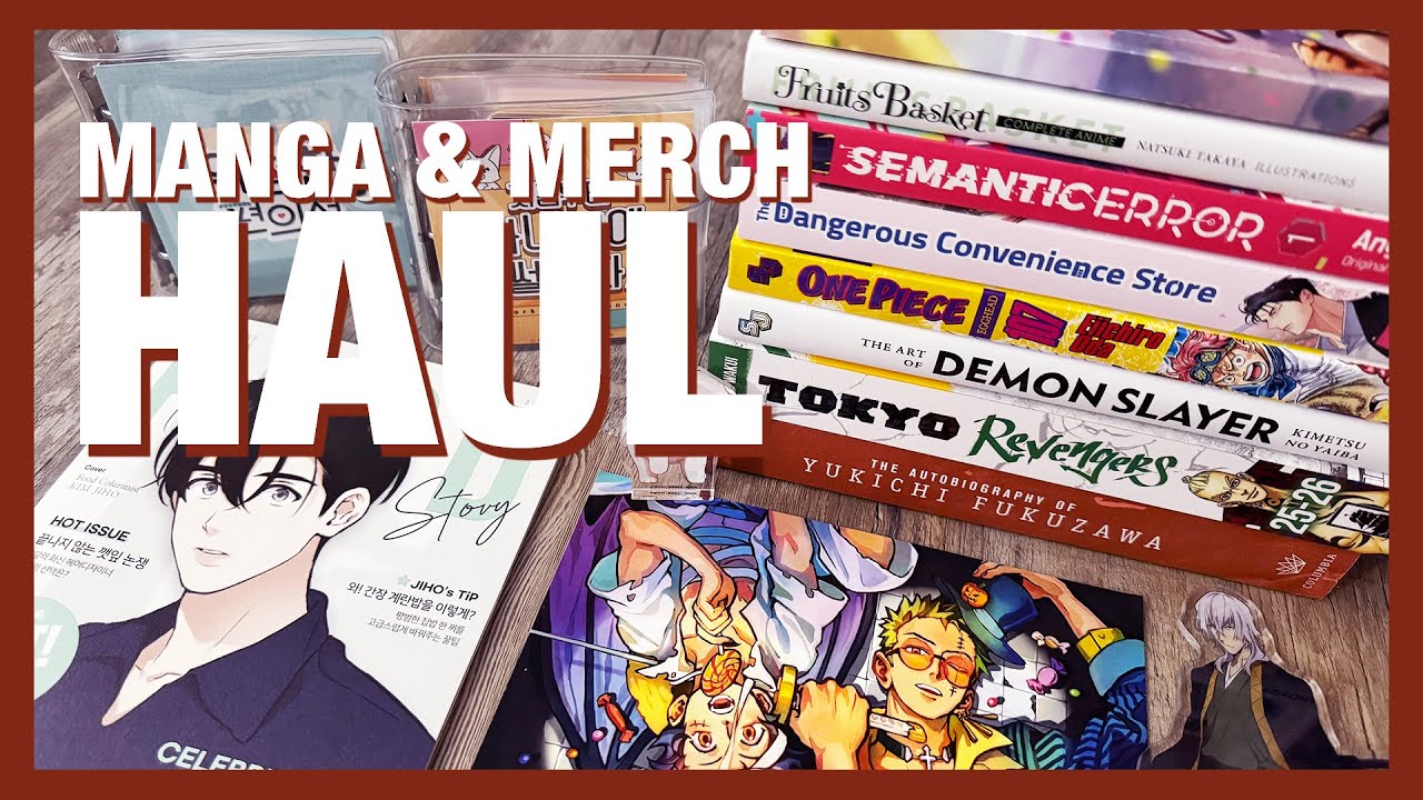 Manga Haul & Art Books!! also some fanart and official manhwa merch