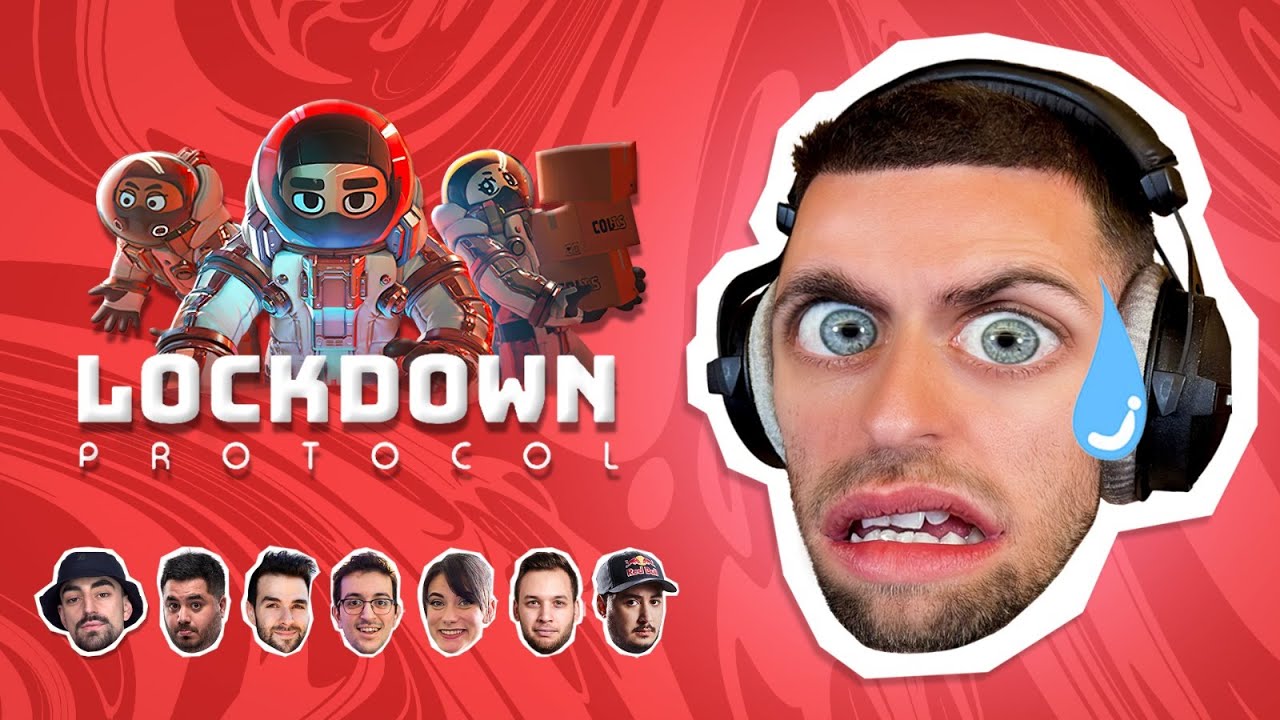 LOCKDOWN Protocol (Among Us + Lethal Company) - Rediffusion Squeezie du 04/09