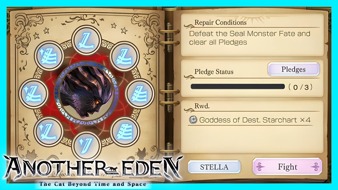 Book of Fate (Hard - Very Hard - STELLA) │ Another Eden
