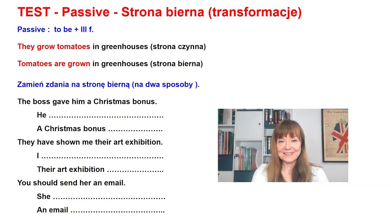 TEST - Passive - Strona bierna (transformacje)
