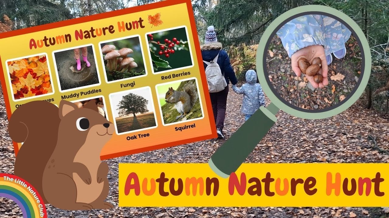 Explore Autumn Magic! Nature Walk & Outdoor Learning Scavenger Hunt
