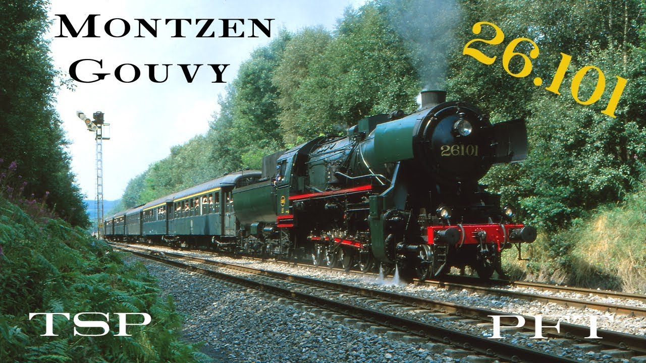 26101: Steaming from Montzen to Gouvy