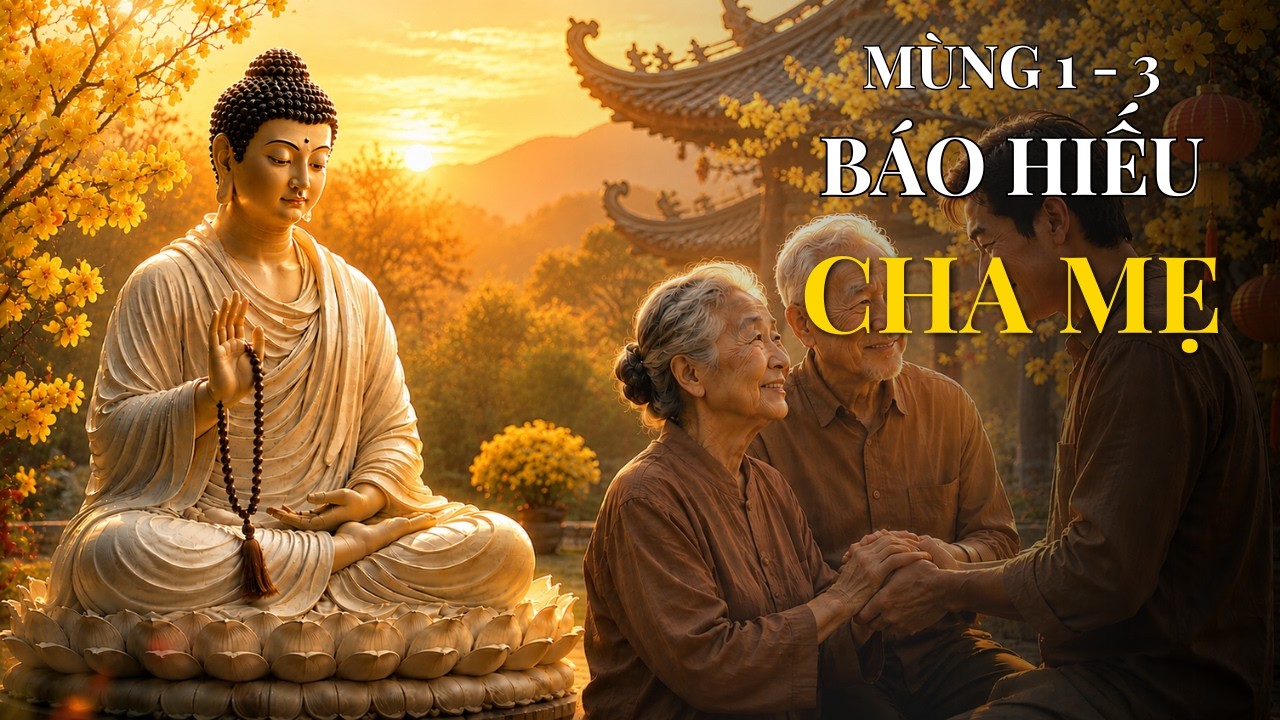 6 Nghi Thức Báo Hiếu Mùng 1-3 Tết Bính Ngọ Giúp Cha Mẹ An Lạc, Con Cháu Hưởng Phước Vô Lượng