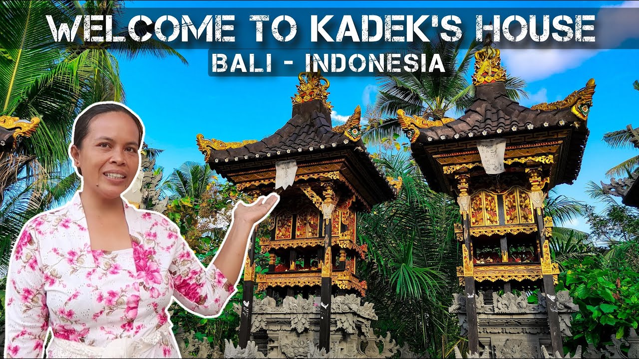 Visit of a Balinese house