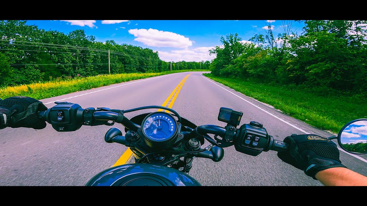 Harley Davidson Nightster | Backroad Ride | 4K Pure Sound