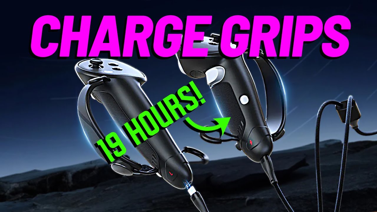 UPGRADE Your Quest 3 with Rechargeable Controller Grips!