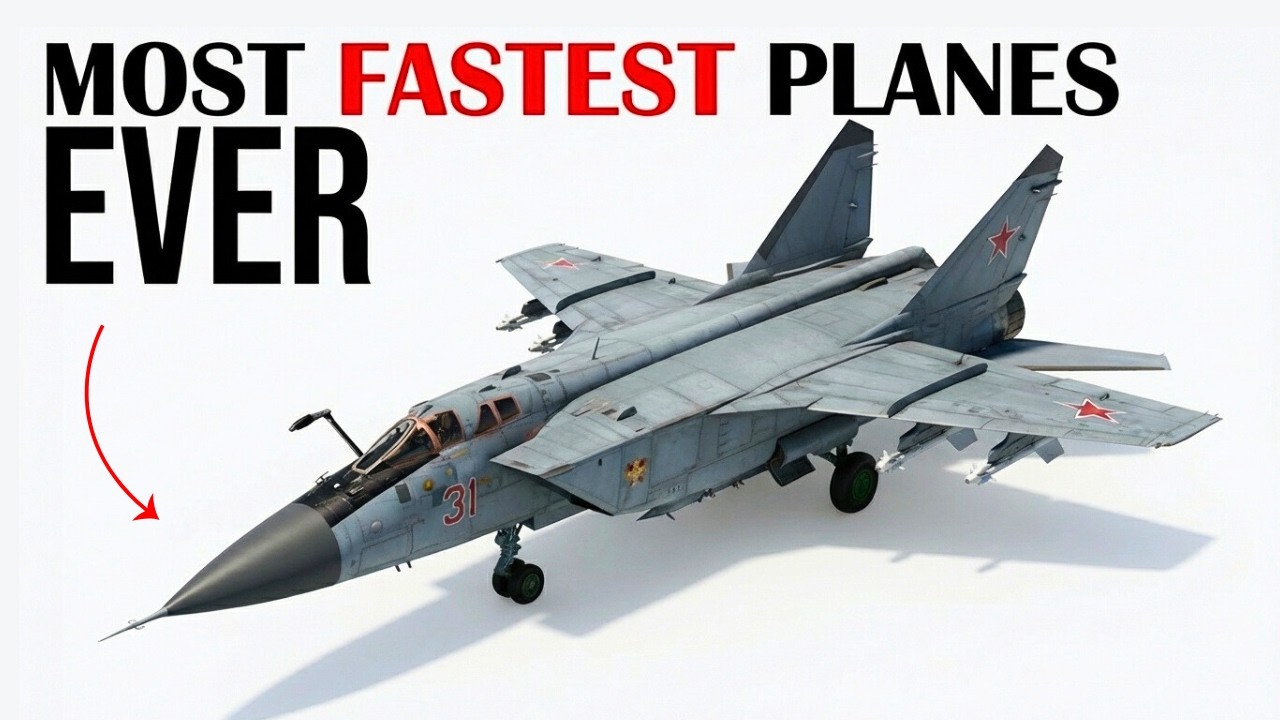 Every Fastest Plane (Still in Service) Explained