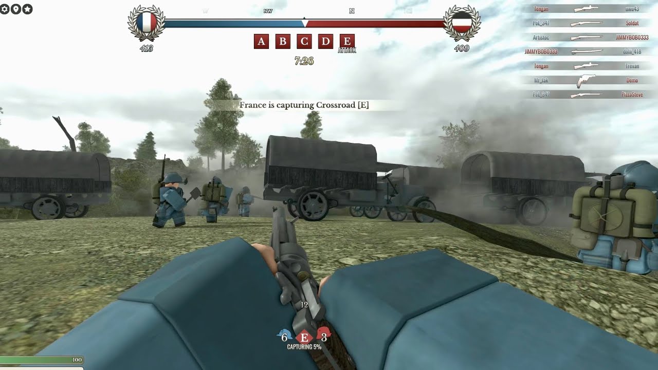 Horizon Blue 1919 (WW1 Alt History Game) 4K HDR Gameplay No Commentary Roblox