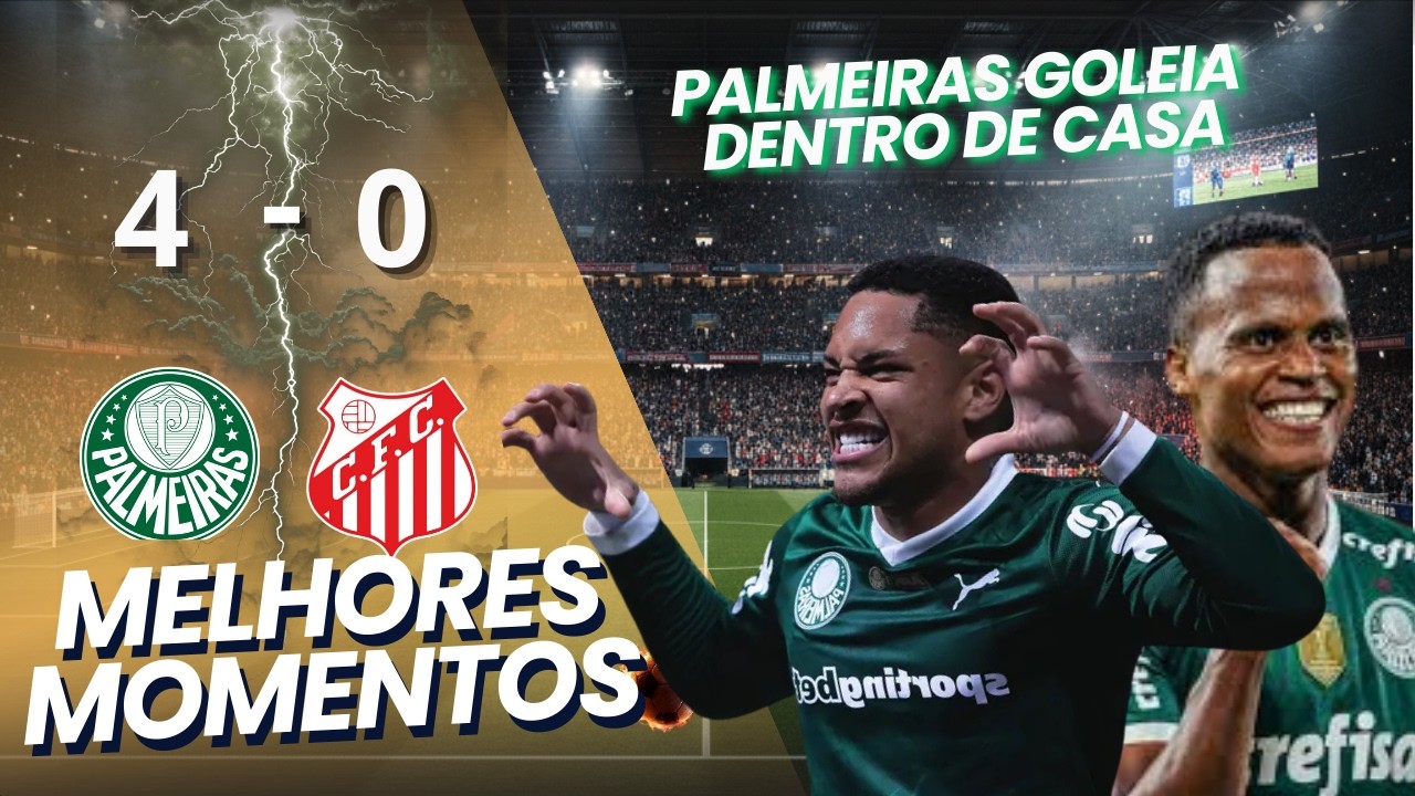 PALMEIRAS DECONHECE O CAPIVARI E FAZ 4 | MELHORES MOMENTOS | PALMEIRA 4 X 0 CAPIVARI