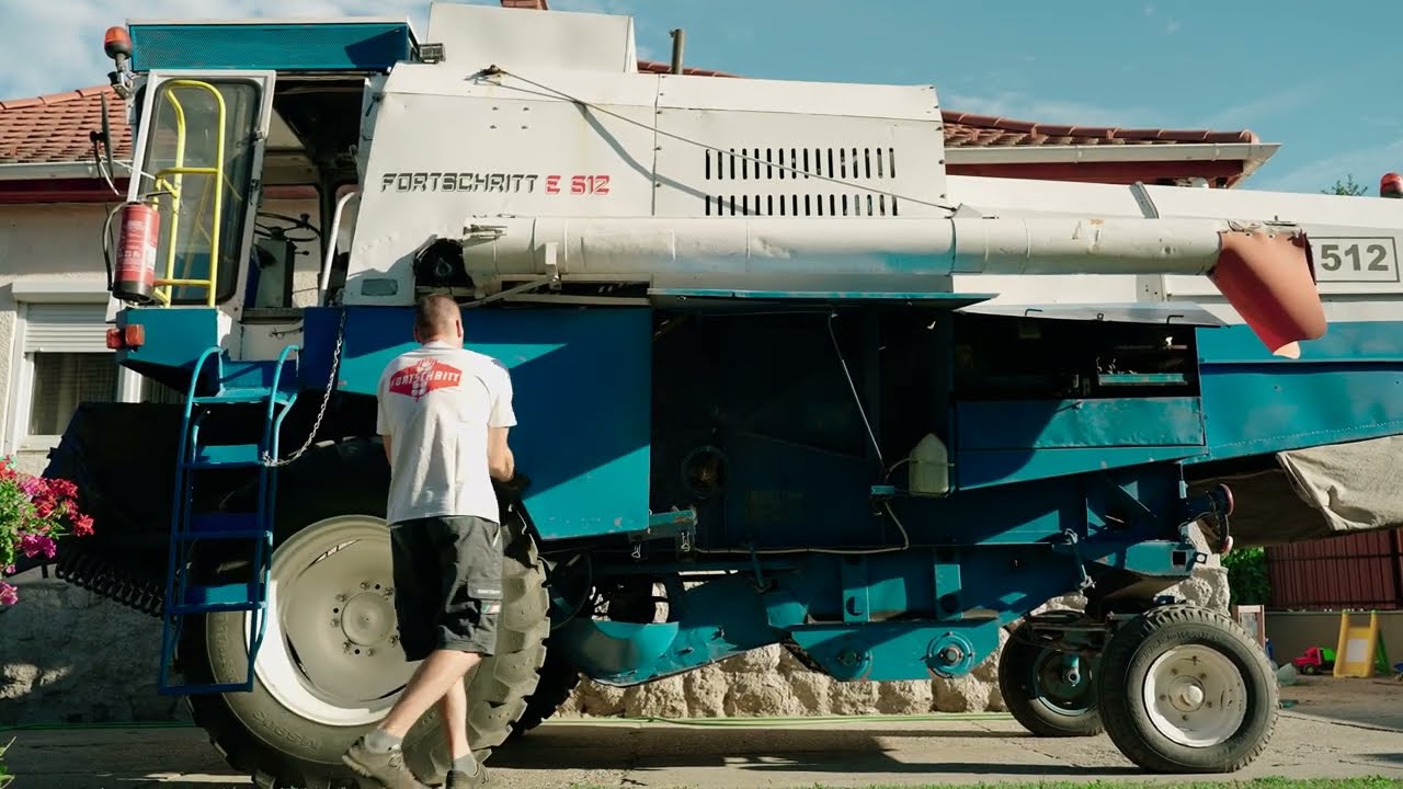 Fortschritt E 512 Búza aratás 2022. Ernte Harvest