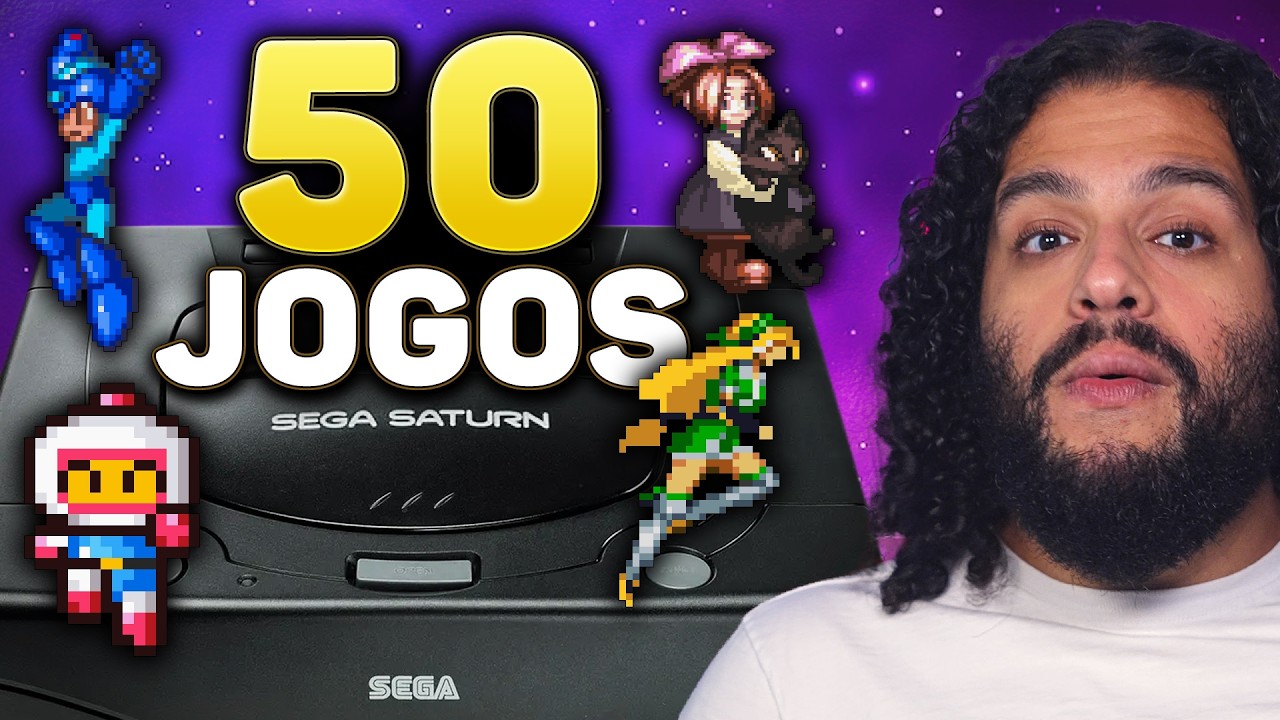 50 FAMOSOS e DESCONHECIDOS do SEGA SATURN para curtir ou correr