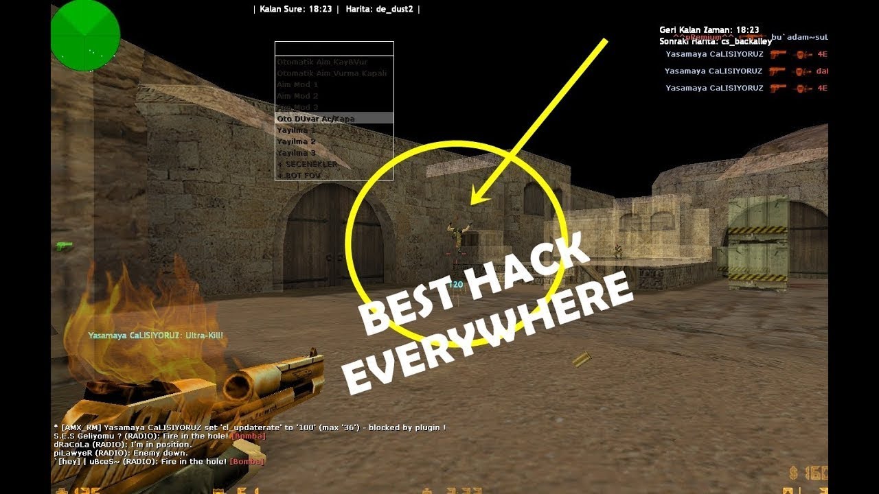 cs 1.6 Aim Kodu / Hile Kodları