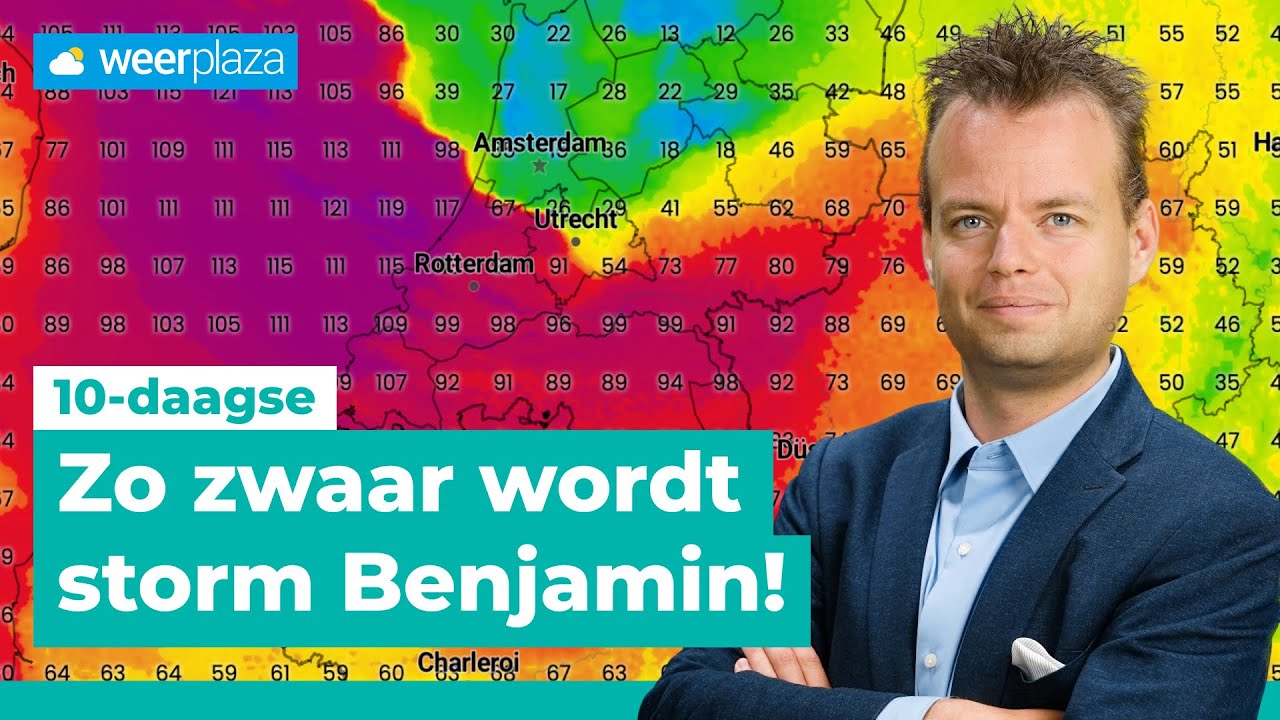 Storm Benjamin met windstoten tot 100-120 km/uur! | 10-daagse
