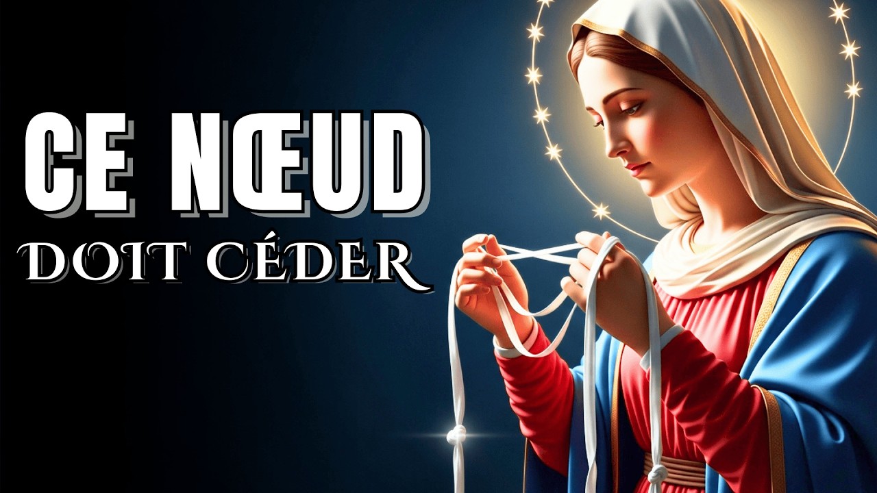 PRIÈRE du SOIR à Marie qui DÉFAIT les NŒUDS 🙏 Débloque Tout Pendant que Tu Dors
